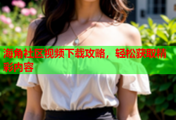海角社区视频下载攻略，轻松获取精彩内容