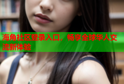 海角社区登录入口，畅享全球华人交流新体验