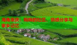 海角重庆：妈妈的社区，情感分享与家乡记忆