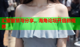 汇聚智慧与分享，海角论坛开启新视界