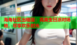 海角社区出租屋：完美生日派对场地，尽享欢乐时光