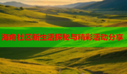 海角社区新生活探秘与精彩活动分享