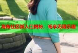 海角社区新入口揭秘，畅享无限乐趣