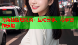海角社区短视频：互动分享，尽享创作乐趣