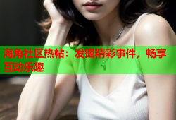 海角社区热帖：发掘精彩事件，畅享互动乐趣