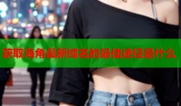 获取海角最新域名的最佳途径是什么