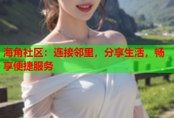 海角社区：连接邻里，分享生活，畅享便捷服务