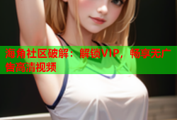 海角社区破解：解锁VIP，畅享无广告高清视频
