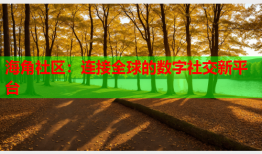 海角社区：连接全球的数字社交新平台