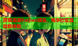 获取最新haijiao域名，畅享社区互动新体验