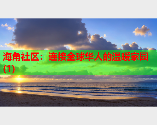 海角社区：连接全球华人的温暖家园(1)