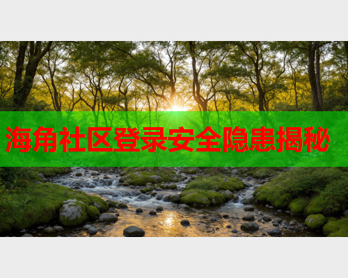 海角社区登录安全隐患揭秘